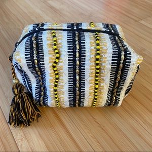 Lovestitch Comestic Bag - Yellow & Black